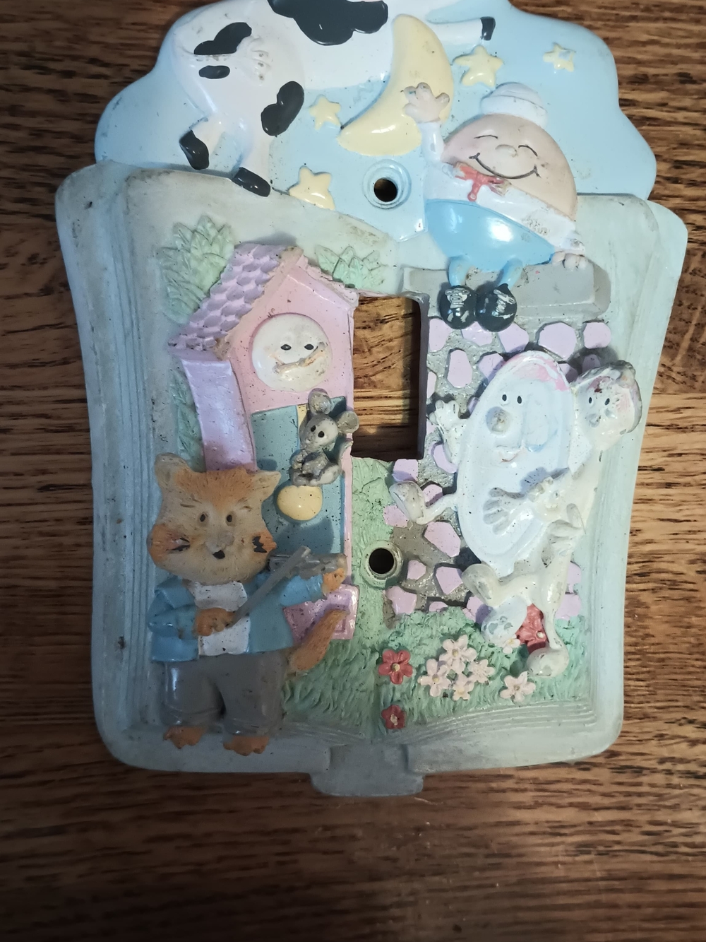 Avon Humpty Dumpty Light Switch Plate Cover Babies Room Nursery